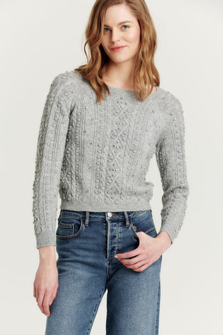 *ANOTHER LOVE Jewel Embellished CARLOTTA Sweater Top