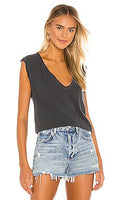 FREE PEOPLE MineralWash DREAMY V-Neck Muscle Tank Top