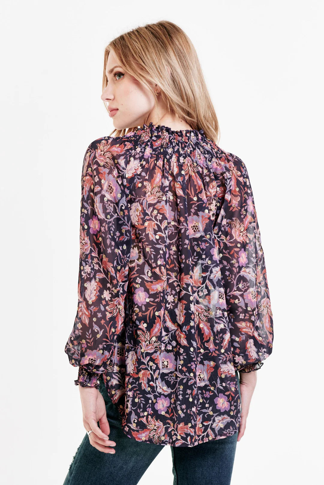 DEAR JOHN RelaxFit MONA Print LongSleeve Top