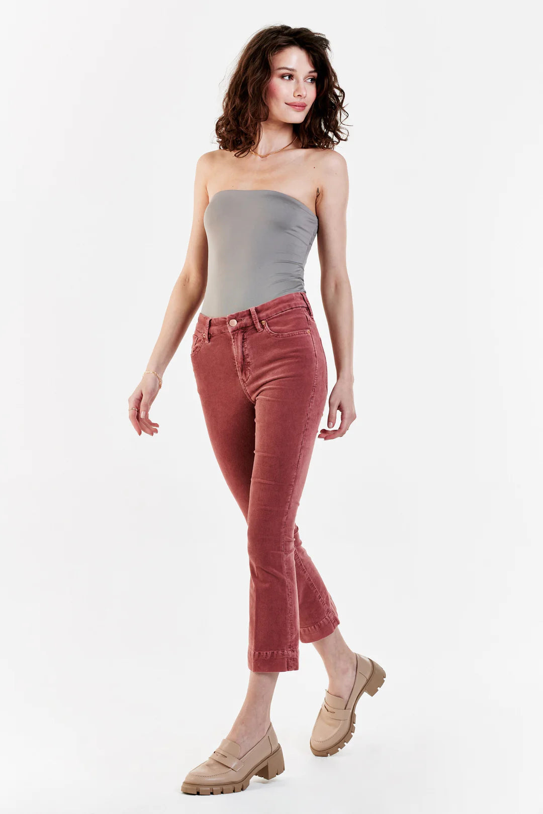 DEAR JOHN HiRise JEANNE Crop Corduroy Jean