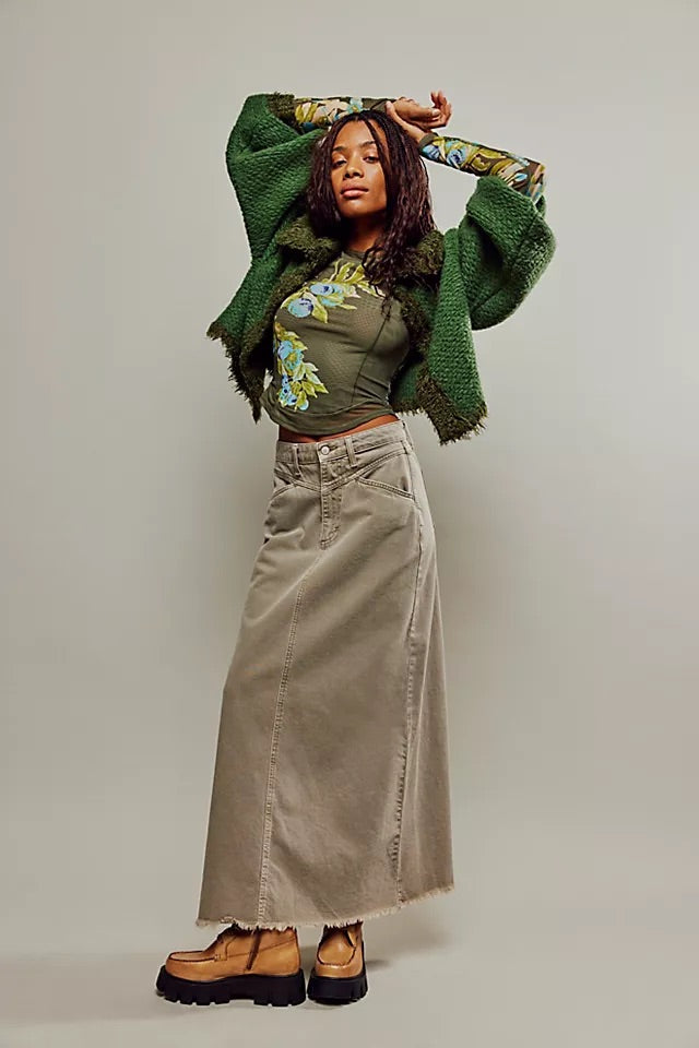 FREE PEOPLE Mesh BETTY’S GARDEN Floral Top