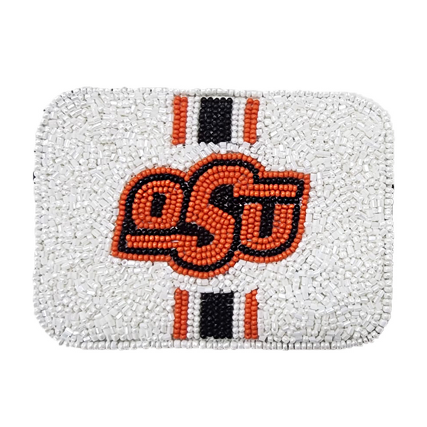 NCAA Beaded Card Holder OSU