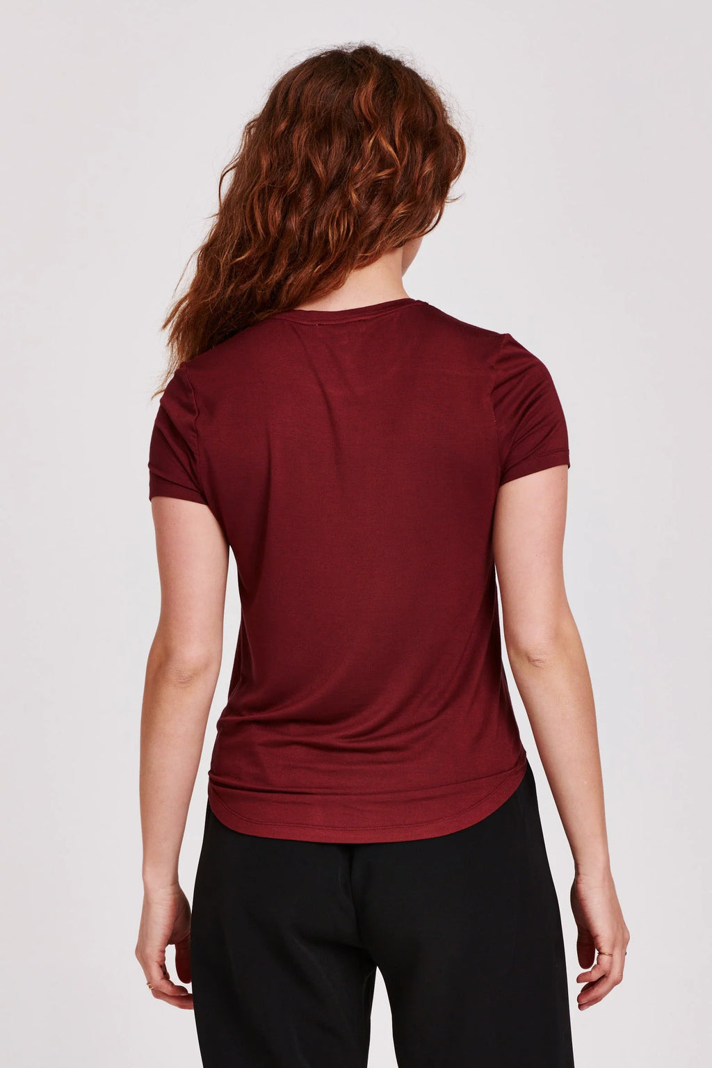 ANOTHER LOVE Vegan Leather ELAINA Short Sleeve Top