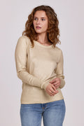 ANOTHER LOVE FoilKnit GRETA CrewNeck Sweater