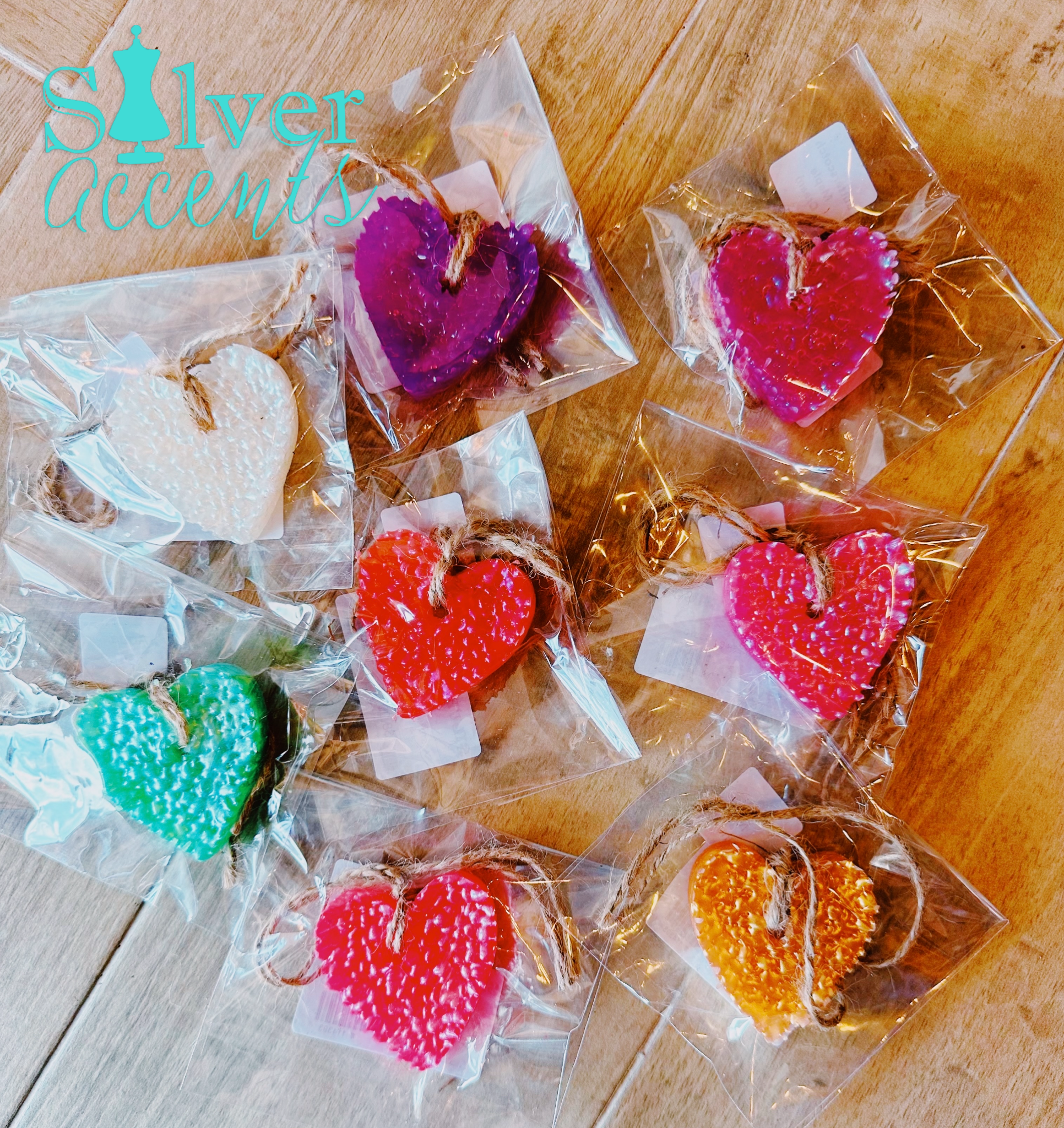 Assorted Scent MINI HEART Car Freshie