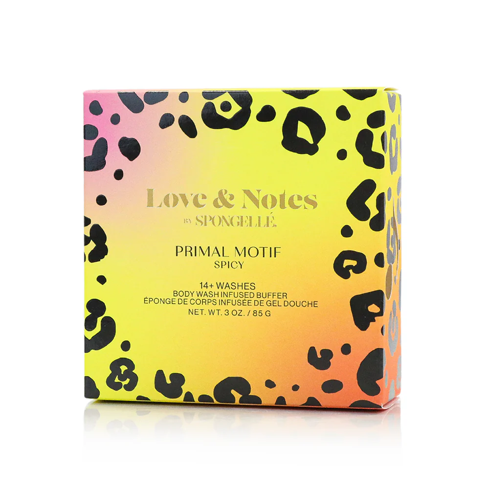 SPONGELLE Love & Notes PRIMAL MOTIF Body Wash Buffer