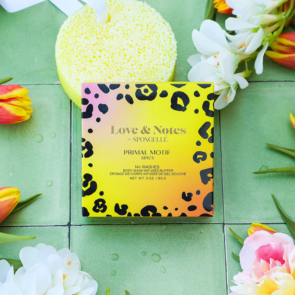 SPONGELLE Love & Notes PRIMAL MOTIF Body Wash Buffer