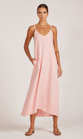 Bobi HIGHLOW Midi Tank Dress - SHRIMP