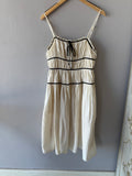 Storia Tiered Midi Dress with Bow Detail