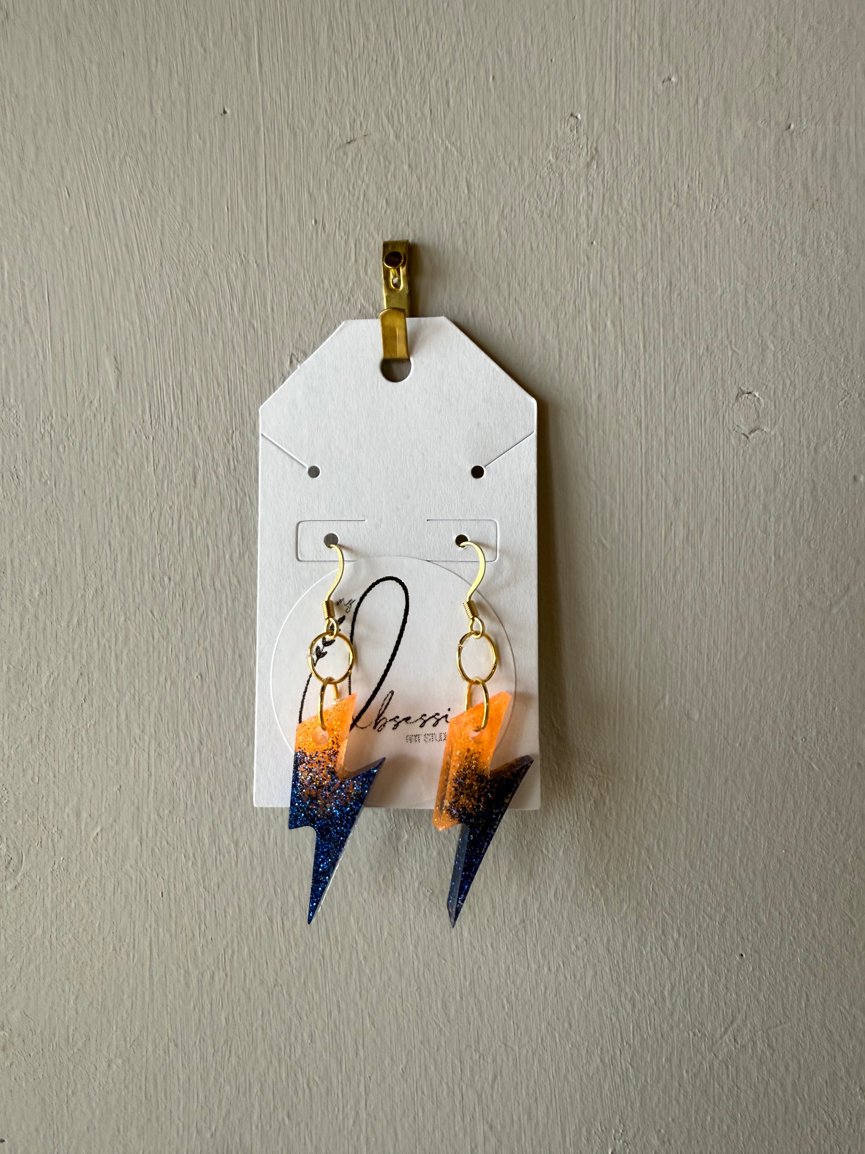 Obsession Art Studio - THUNDER INSPIRED EARRINGS