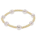 ENEWTON Admire Gold 3mm Bead Bracelet - Pearl