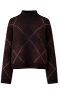 Another Love Thessaly Sweater - Sapphire Argyle