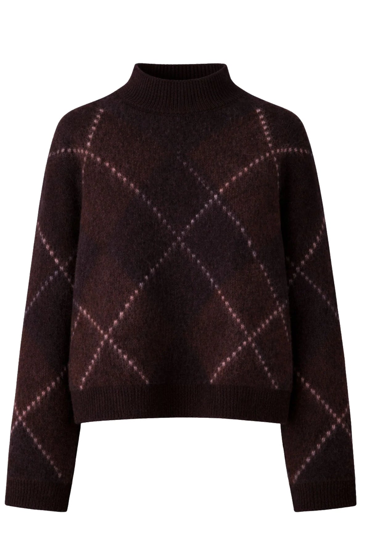 Another Love Thessaly Sweater - Sapphire Argyle