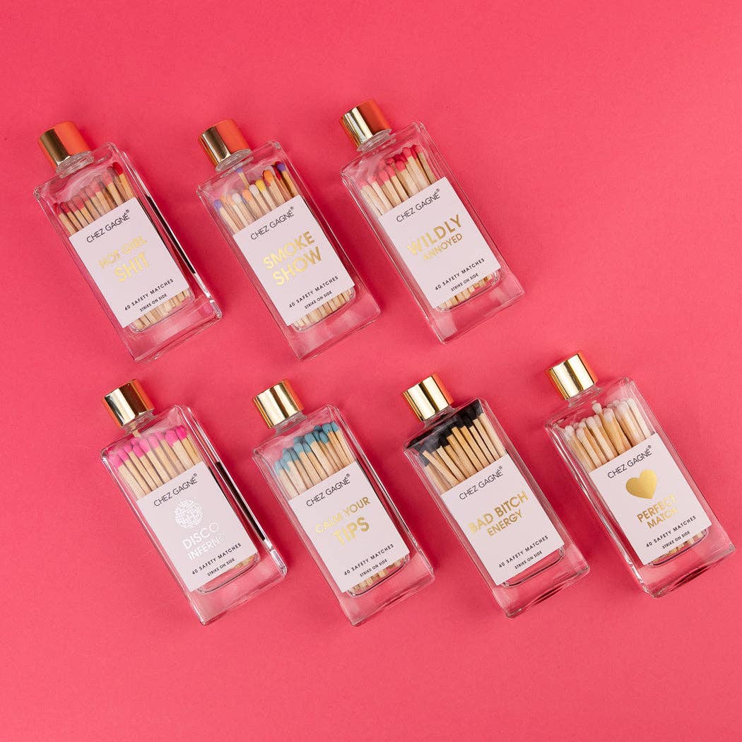 CG PERFECT MATCH - Glass Bottle Matchsticks