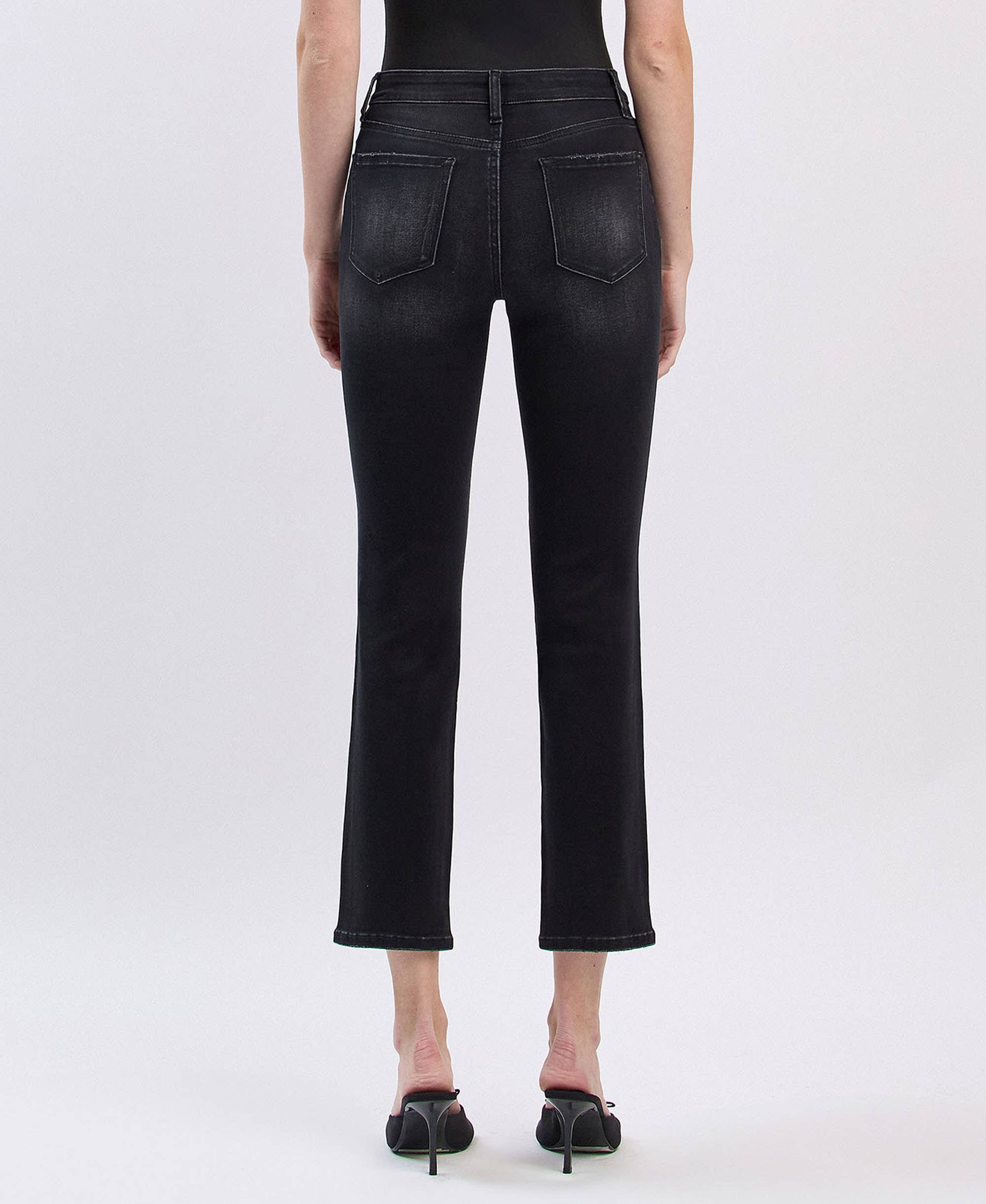 VERVET by Flying Monkey  HiRise JEANNE Slim StraightLeg Ankle Jean