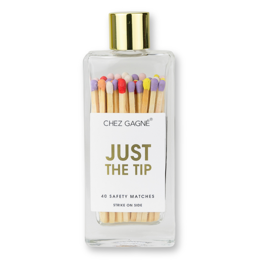 Just the Tip Matches - Glass Bottle Matchsticks - Rainbow