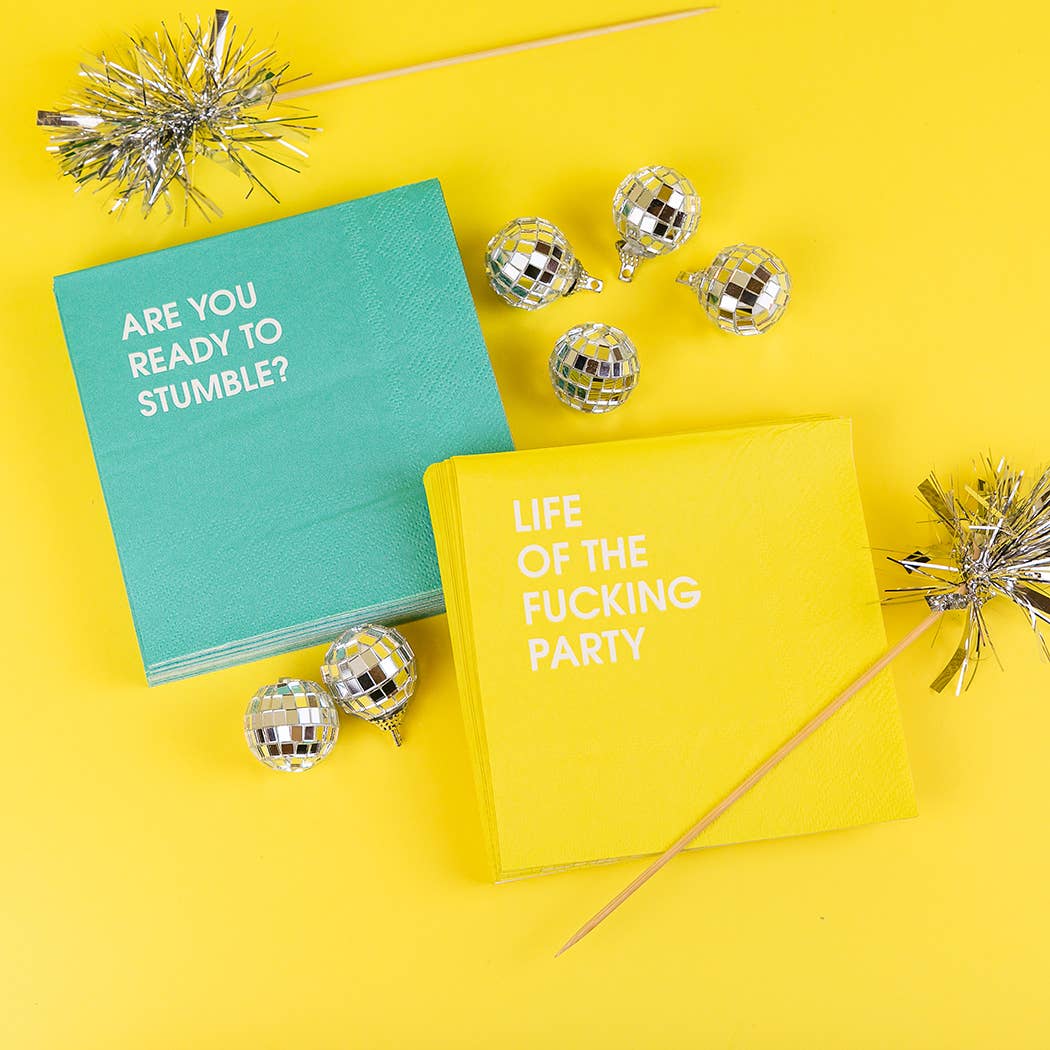 CG Life of the Fucking Party - Colorful Cocktail Napkins