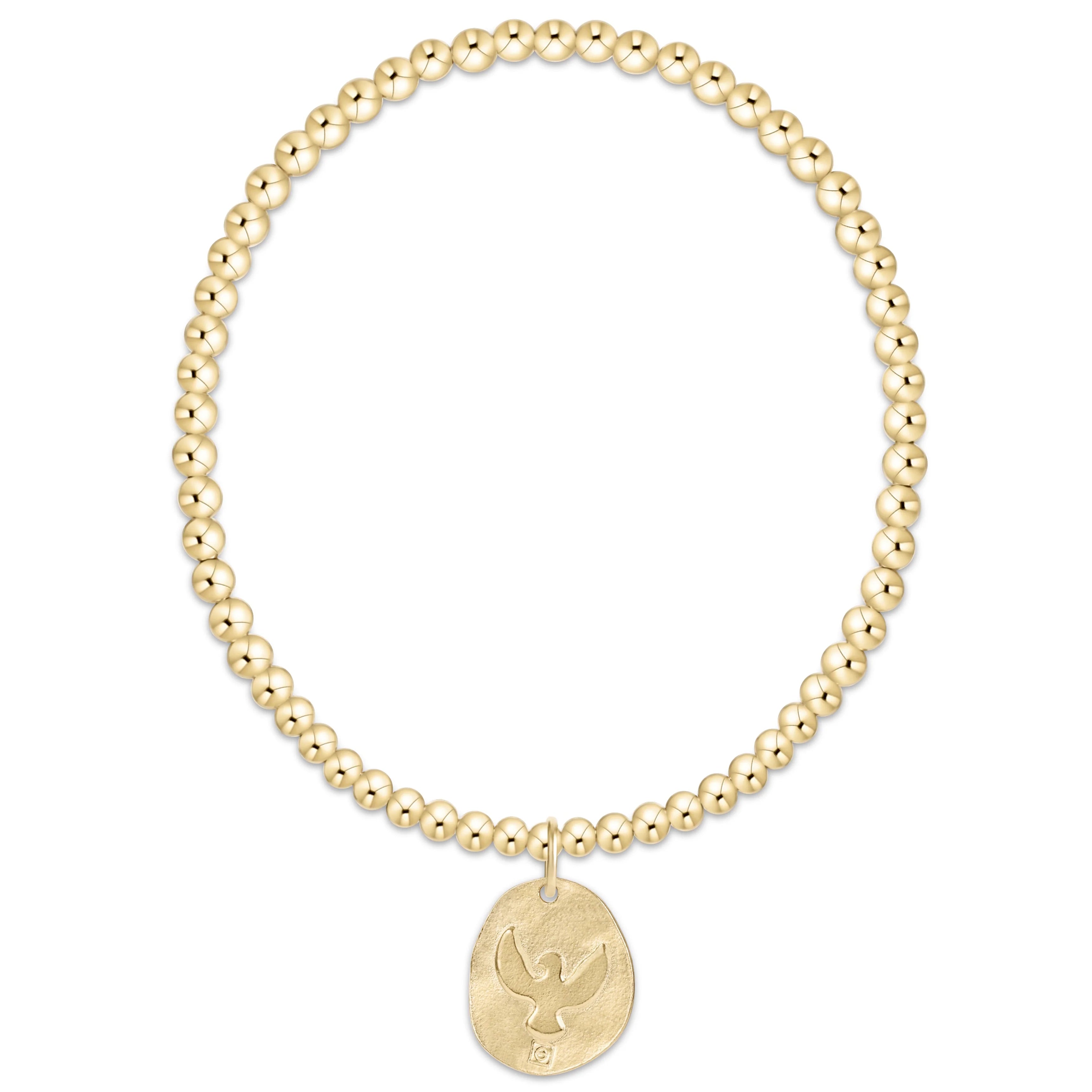 ENEWTON Classic Gold 3mm Bracelet - Inspire America Gold Disc