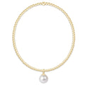 ENEWTON Classic Gold 2mm Bracelet - Classic Pearl 8mm Charm