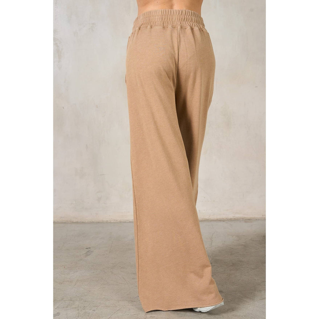 Matching Rib Wide Oversize Sweatpants: HUNTER GREEN / S