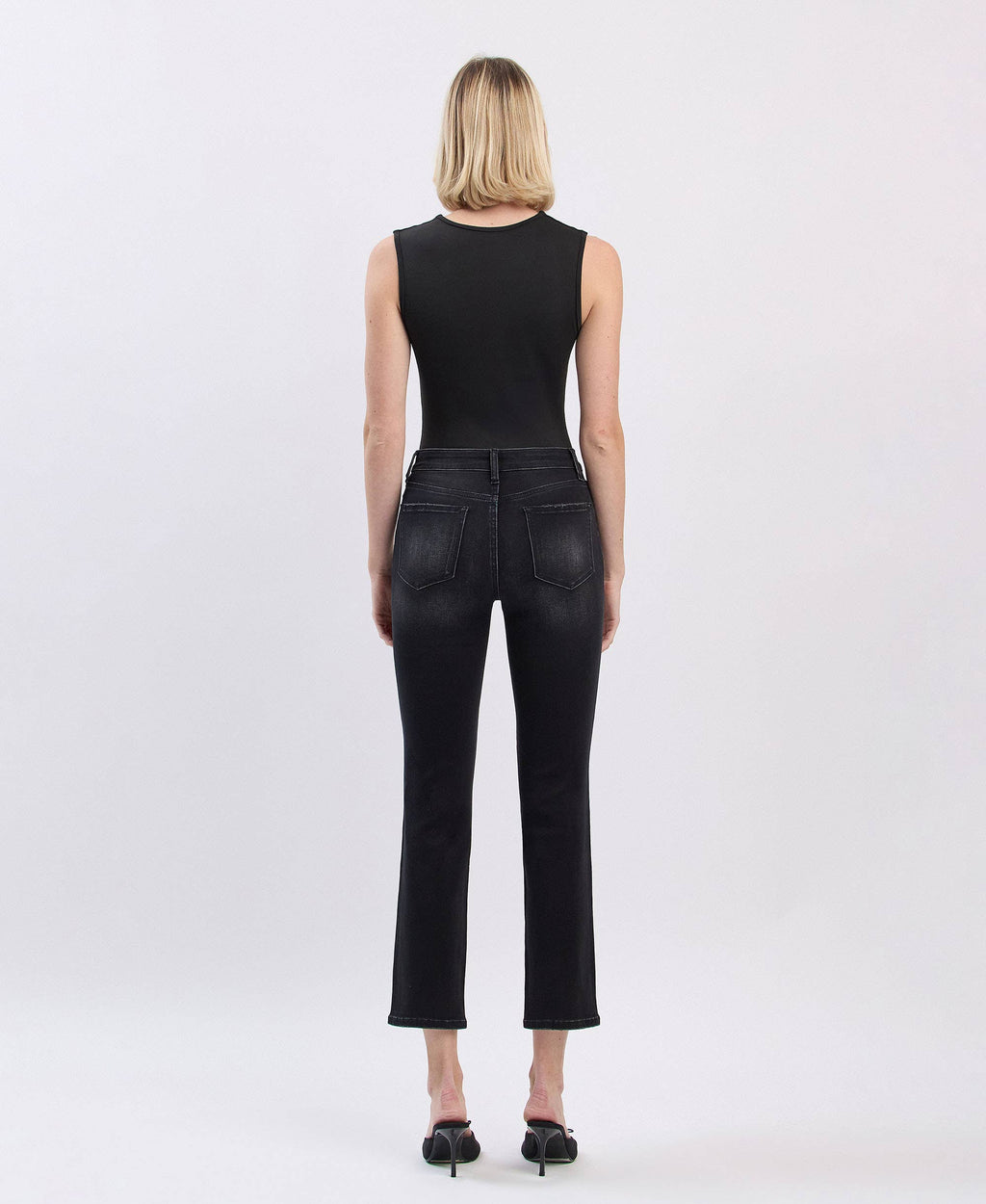 VERVET by Flying Monkey  HiRise JEANNE Slim StraightLeg Ankle Jean