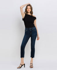 VERVET by Flying Monkey SHELBY MidRise Slim StraightLeg Jean