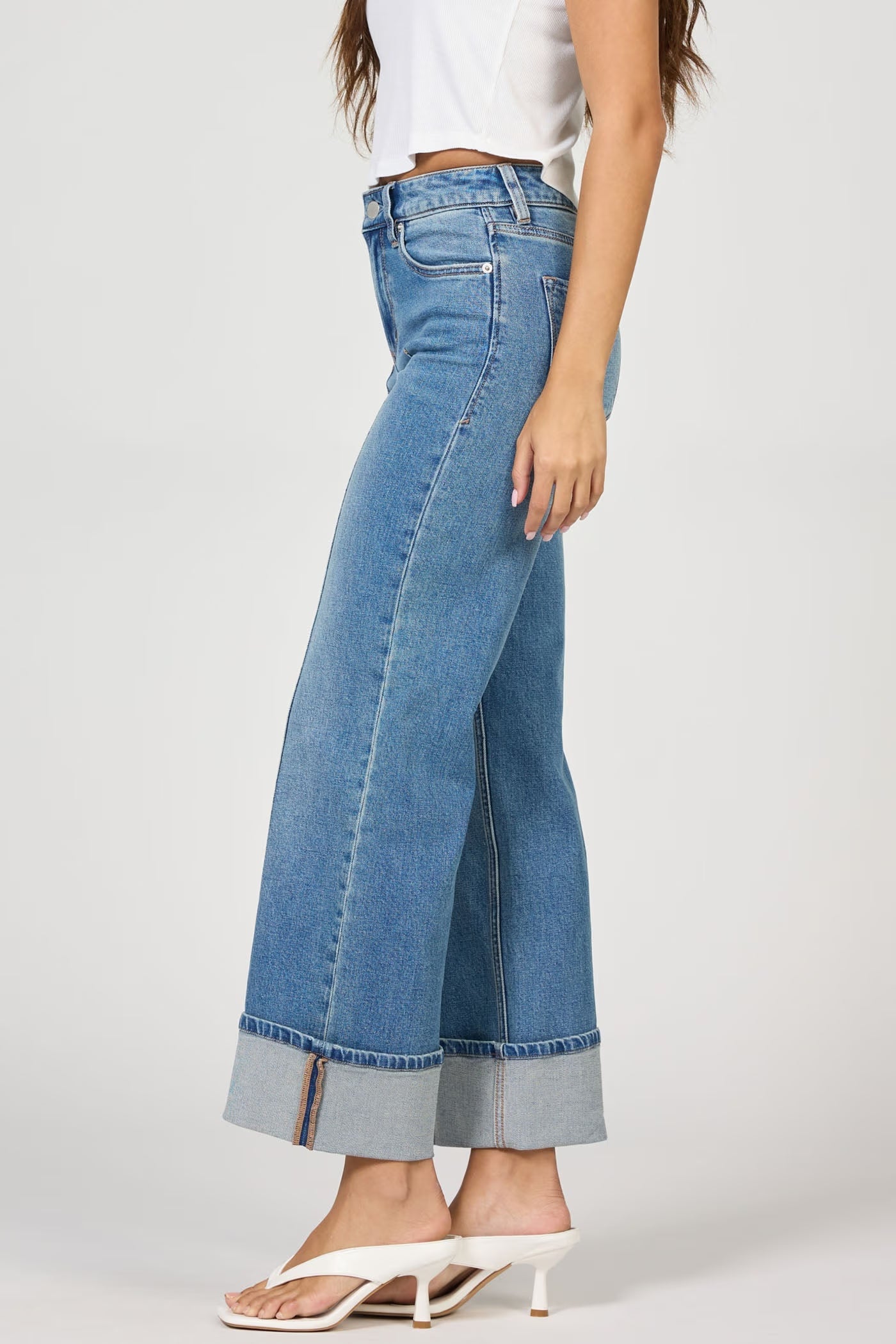 DEAR JOHN Holly High Rise Cuffed Jean Kenia