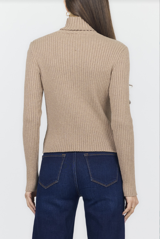 DEAR JOHN Arlen Turtle Neck Long Sleeve Top