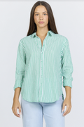DEAR JOHN Lolita Striped Button Up - Green Grass