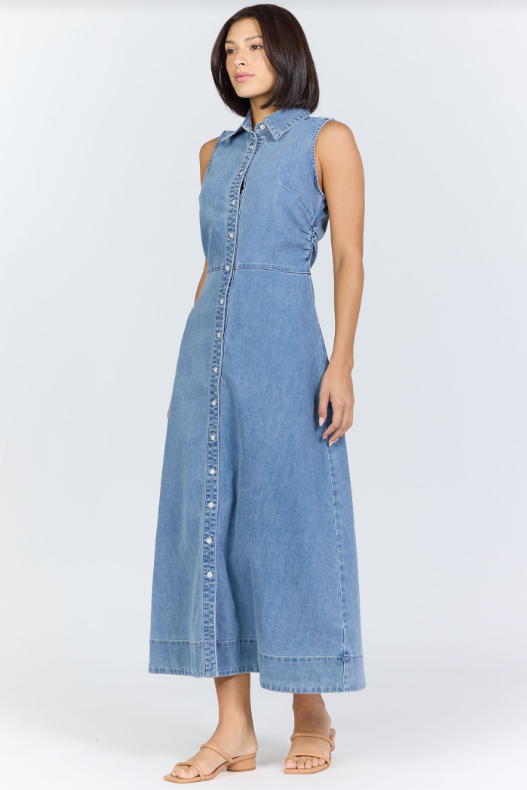 DEAR JOHN Luella Denim Dress - Lake Chelan