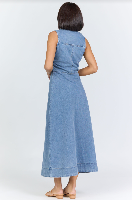 DEAR JOHN Luella Denim Dress - Lake Chelan