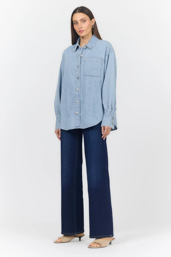 DEAR JOHN Meritt Denim Shacket - Osalina