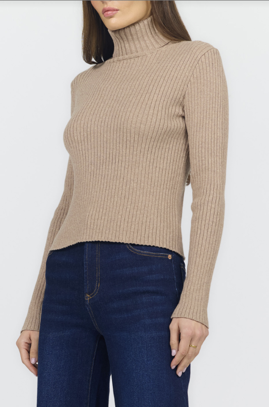 DEAR JOHN Arlen Turtle Neck Long Sleeve Top