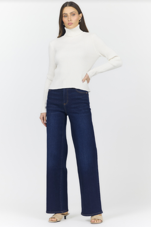 DEAR JOHN Arlen Turtle Neck Long Sleeve Top
