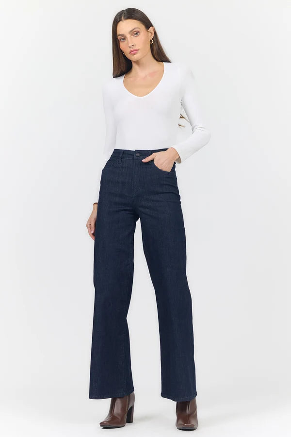 DEAR JOHN Fiona Wide Leg Jean - Zodiac