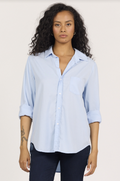 DEAR JOHN Galina Button Down Top - Skyway