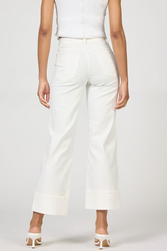 DEAR JOHN Holly High Rise Cuffed Jean Egret