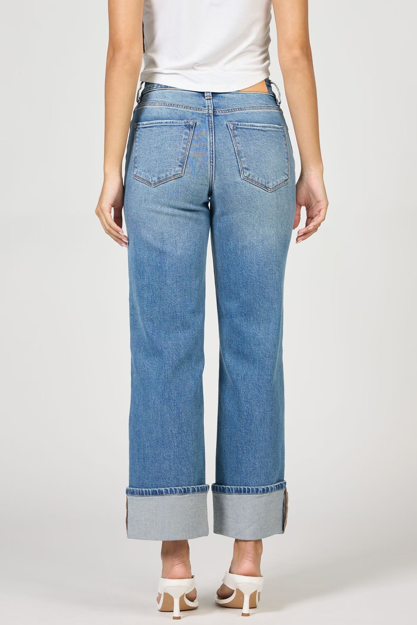 DEAR JOHN Holly High Rise Cuffed Jean Kenia