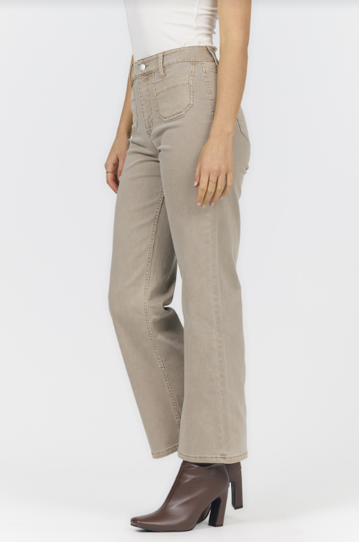DEAR JOHN Holly Straight Leg Jean - Mink