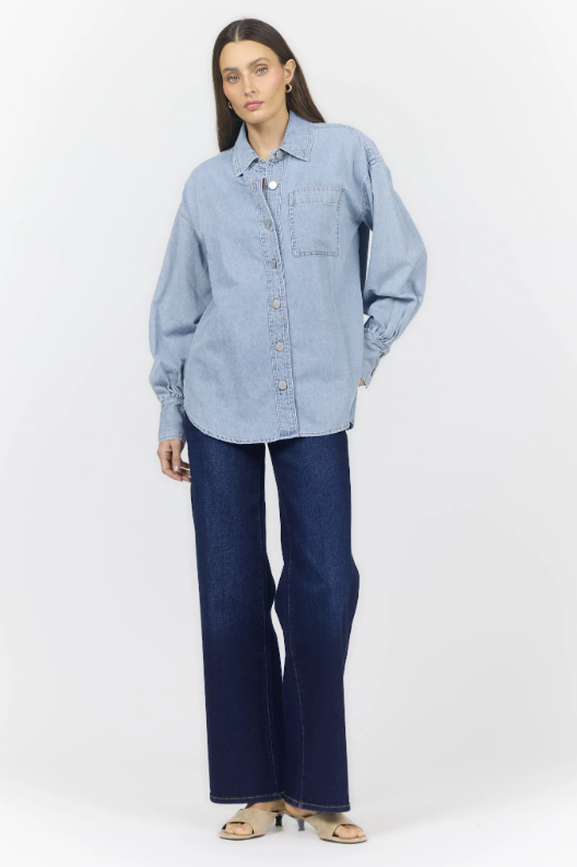 DEAR JOHN Meritt Denim Shacket - Osalina