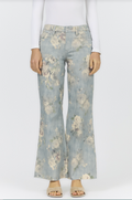DEAR JOHN Micah MidRise Wide Leg Jean - Sea Glass Garden