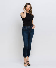 VERVET by Flying Monkey SHELBY MidRise Slim StraightLeg Jean