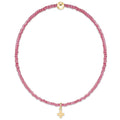 ENEWTON Hope Classic Pink Champagne Bracelet - Signature Cross Small Gold Charm