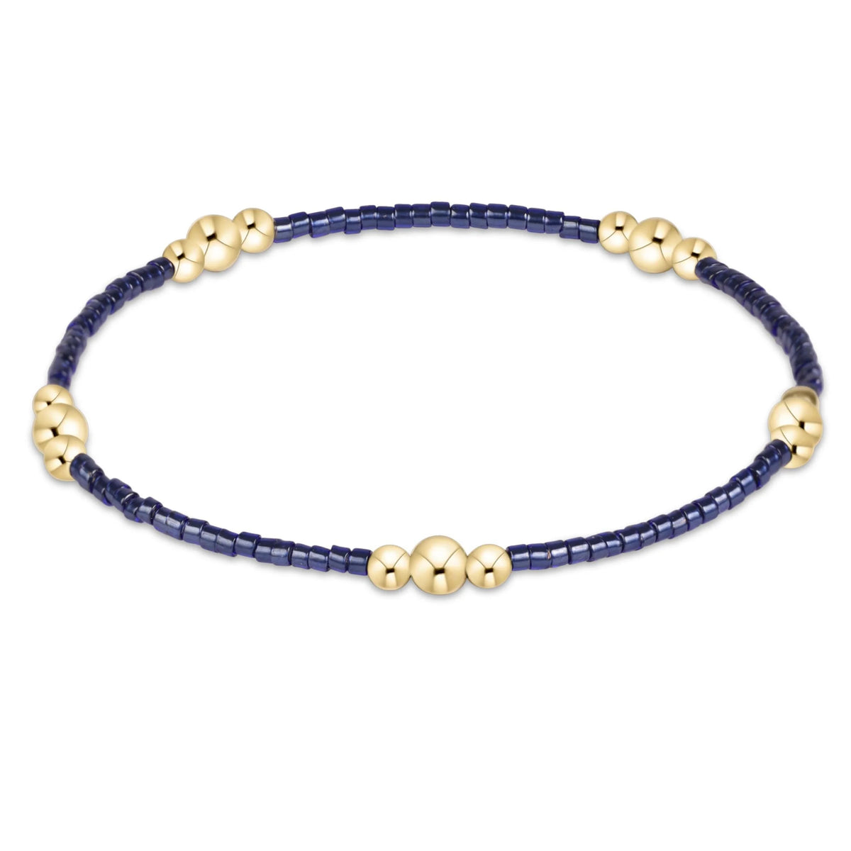 ENEWTON Hope Purpose Gold Bracelet - Navy