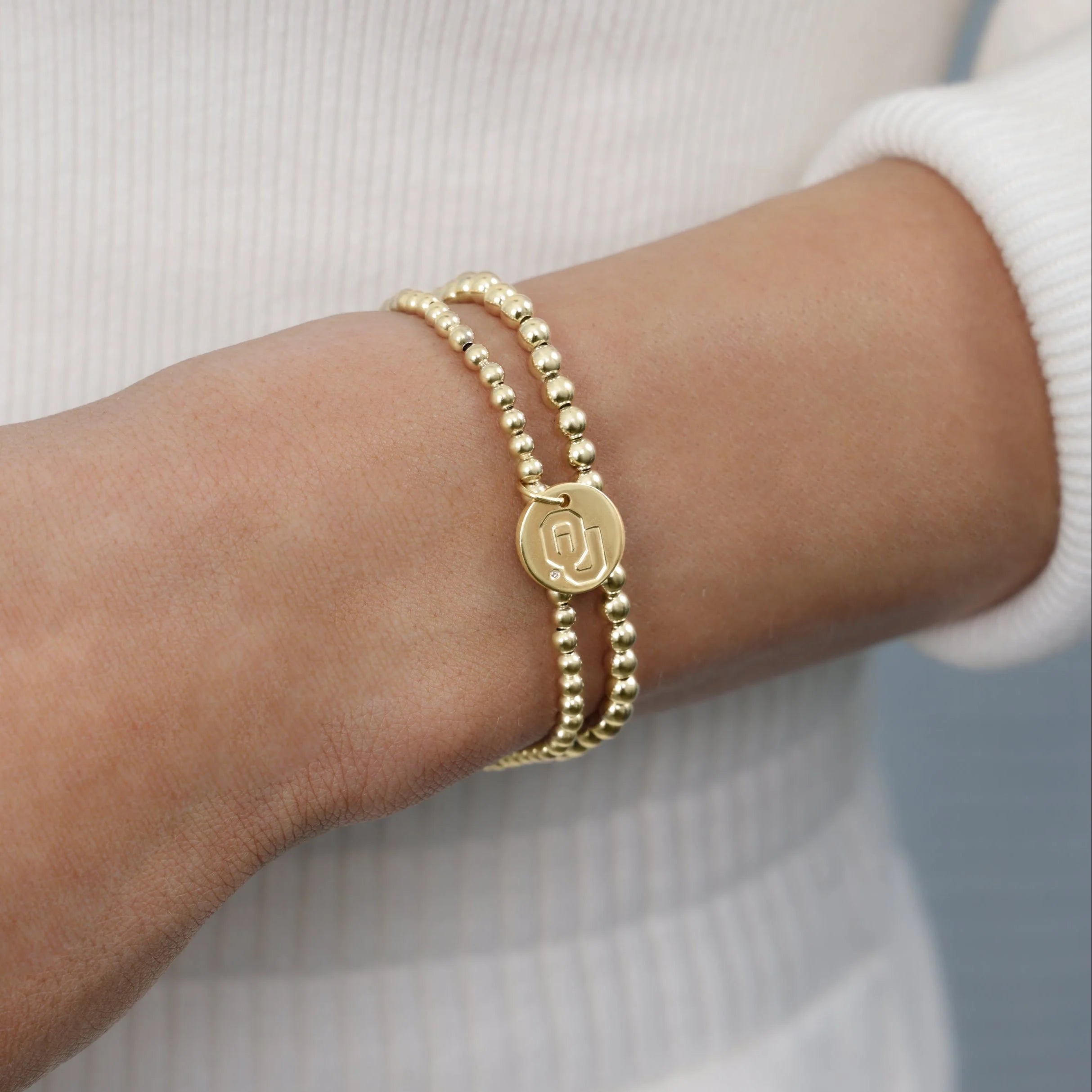 ENEWTON Classic Gold 3mm Bracelet - Oklahoma Disc