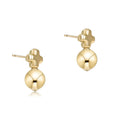ENEWTON Signature Cross Small Gold Stud - Classic Gold