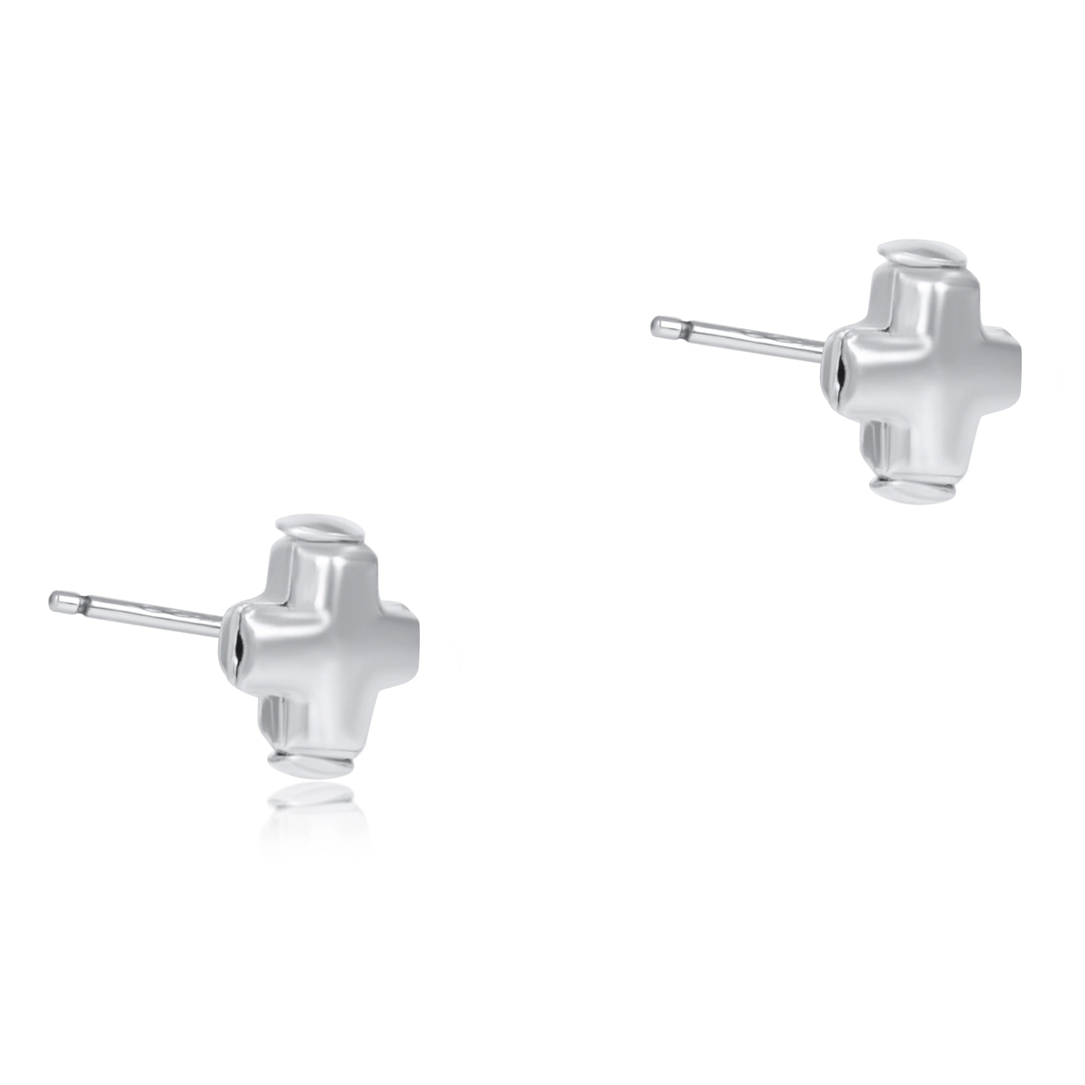 ENEWTON Signature Cross Small Sterling Stud - Sterling