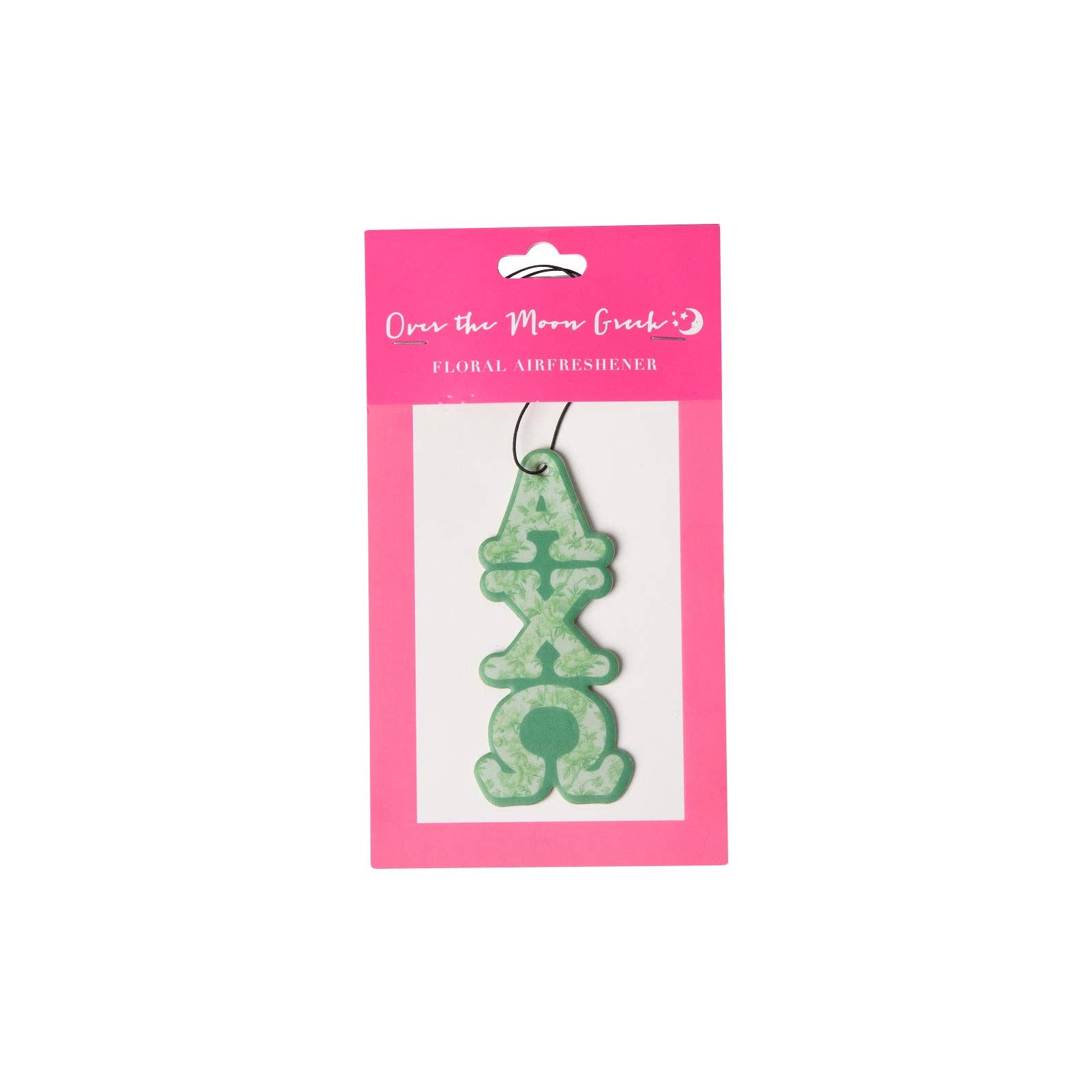 Sorority FLORAL Air Freshener: Alpha Omicron Pi