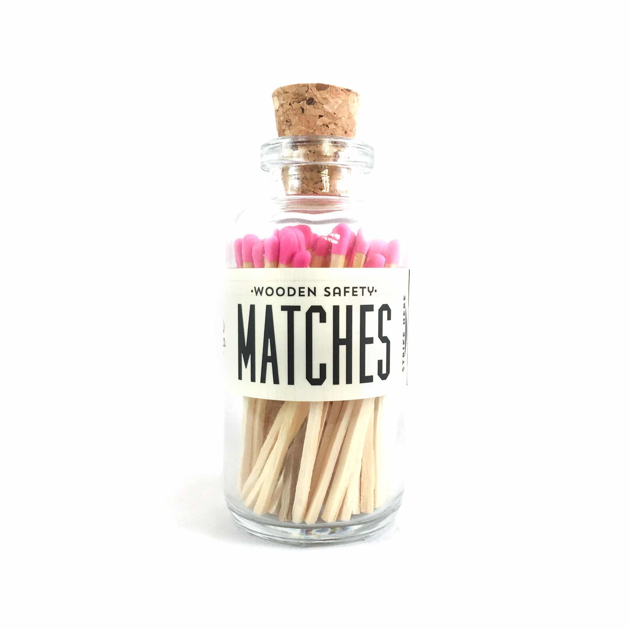 Mini Apothecary Vintage Pink Matches