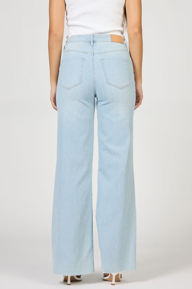 DEAR JOHN Fiona Wide Leg Stripe Jean